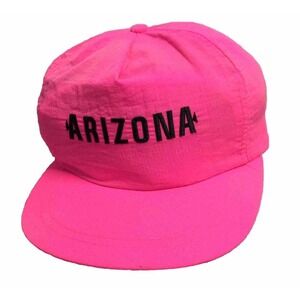 Vintage Nylon Hot Pink Arizona‎ SnapBack Hat
